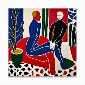 'The gay Couple' Matisse Canvas Print