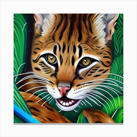 Adorable Wildcat 1 Canvas Print