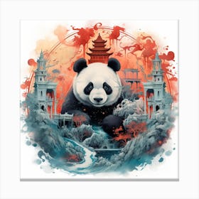 Panda Bear 7 Canvas Print