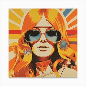 'Sunshine Girl' 1 Canvas Print