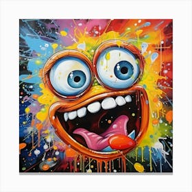 Splatter Painting 1 Canvas Print