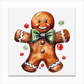 Gingerbread Man 21 Canvas Print