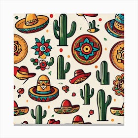 Mexican Pattern 18 Canvas Print