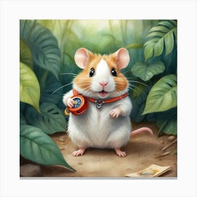 Hamster 50 Canvas Print