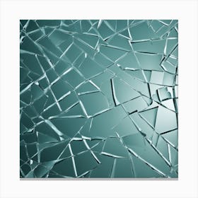 Broken Glass 1 Canvas Print