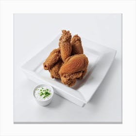 Fried Chicken Canvas Print