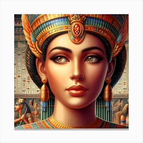 Cleopatra Portrait Artwork 108 Canvas Print