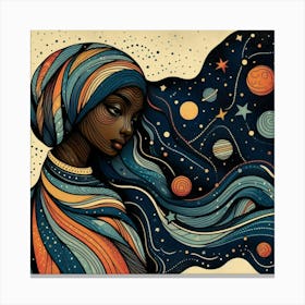 Lumineth Celestial Portrait Canvas Print