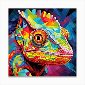 Colorful Chameleon 2 Canvas Print