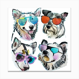 Chill Dogs Canvas Print