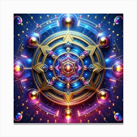 Abstract Psychedelic Art Canvas Print