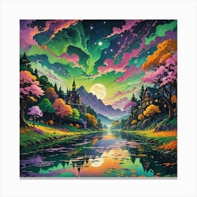 'A Fairytale Landscape' Canvas Print