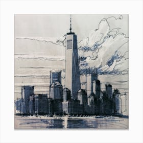 New York City Skyline 5 Canvas Print