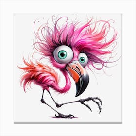 Pink Flamingo 6 Canvas Print