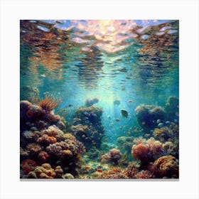 Under The Sea Canvas Print