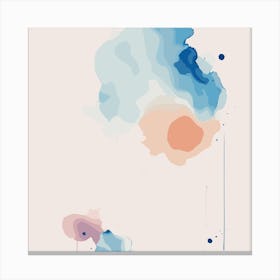 Abstract Watercolor Painting Canvas Print