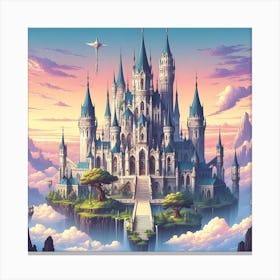 Castle In The Clouds 9 Canvas Print