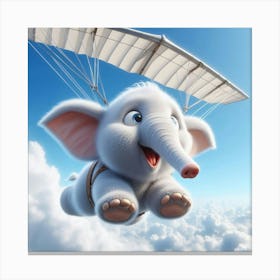 Elephant In The Sky 2 Canvas Print