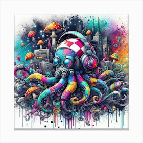 Octopus 14 Canvas Print