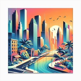 Cityscape 45 Canvas Print