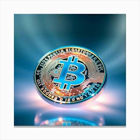 Bitcoin Coin 1 Canvas Print