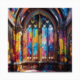 Stained Glass Window 5 Canvas Print