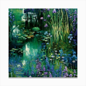 Impressionism - Lily Pond Canvas Print