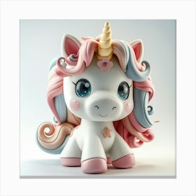 Cute Unicorn 881 Canvas Print