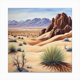 Desert Landscape 21 Canvas Print