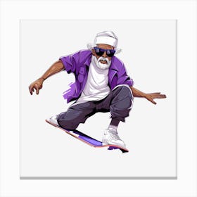 Skateboarder 1 Canvas Print