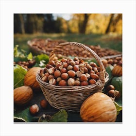 Hazelnuts 9 Canvas Print