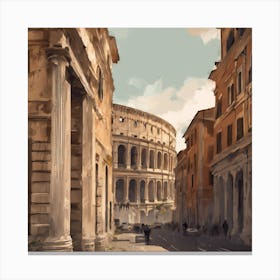 Rome Italy 3 Canvas Print