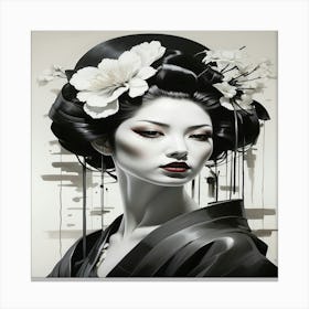 Geisha 1 Canvas Print