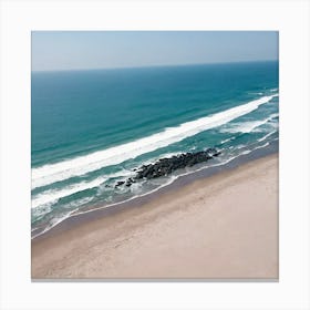 aerial view ofbeach 7 Canvas Print