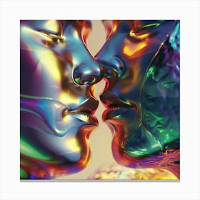 Rainbow Kisses Canvas Print