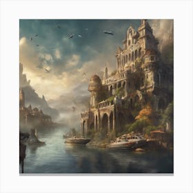 Fantasy Castle 40 Canvas Print