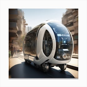 Futuristic Train 8 Canvas Print