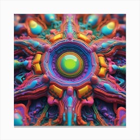 Psychedelic Art DMT MDMA Canvas Print