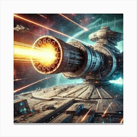 Heavy Plasma Cannon Converted Canvas Print