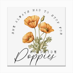 Poppies Canvas Print