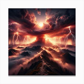 Lightning Storm 31 Canvas Print