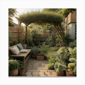 Default Vintage Describe In Detail What Your Garden Will Look 1 Canvas Print