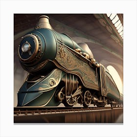 opulent style for steampunk travel Canvas Print