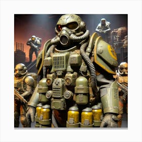 Toxic Grenadiers Armor Converted Canvas Print