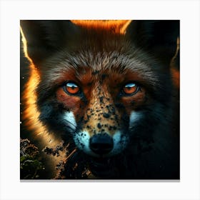 Wild Animal Creative Portrait 176 Canvas Print