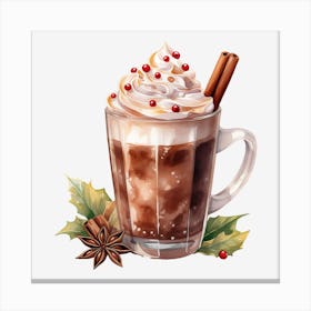Hot Chocolate With Cinnamon 1 Canvas Print