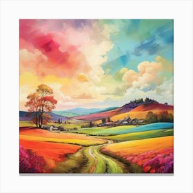 Landscape Painting 1 Canvas Print