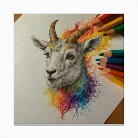 Goat! 7 Canvas Print