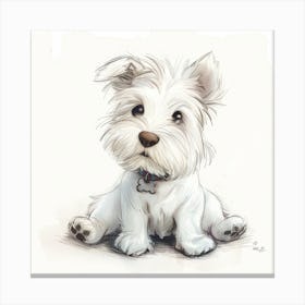 West Highland Terrier Canvas Print