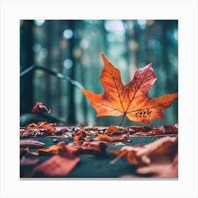 Autumn Leaf 3 Canvas Print